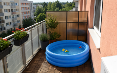Když se balkon změní v koupaliště: Skrytá rizika dětských bazénků
