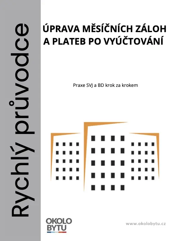 Úprava měsíčních záloh a plateb po vyúčtování